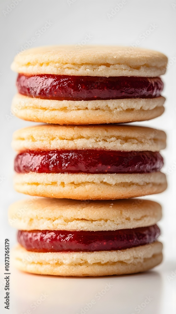 Guava Filled Cookies Food, Photo Realistic, on White Background, Wallpaper, Cover and Screen for Smartphone, PC, Laptop, 9:16 and 16:9 Format Guava Filled Cookies Food, Photo Realistic, on White Background, Wallpaper, Cover and Screen for Smartphone, PC, Laptop, 9:16 and 16:9 Format