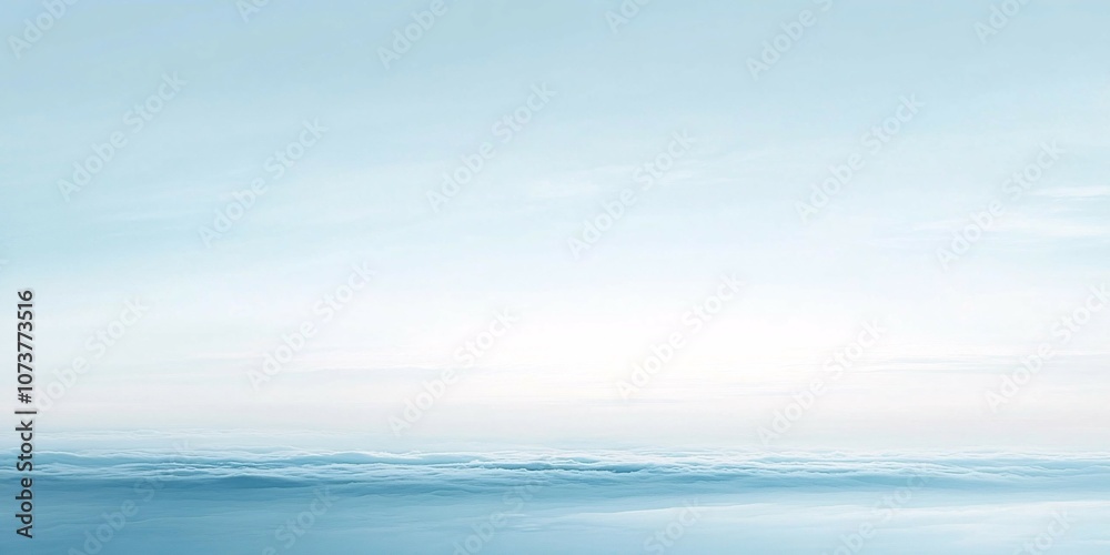 Obraz premium Blue sky and clouds gradient background with soft tones