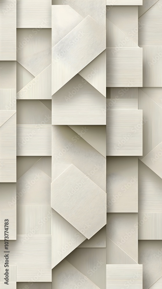 A modern abstract composition featuring textured beige shapes, including rectangles and polygons, layered harmoniously, creating a sense of depth and sophistication. A modern abstract composition featuring textured beige shapes, including rectangles and polygons, layered harmoniously, creating a sense of depth and sophistication.
