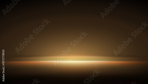 Studio dark orange gradient neon background, light glowing bright floor and wall, empty room interior for display product in night tone and shiny surface for car, motorcycle, modern technology.