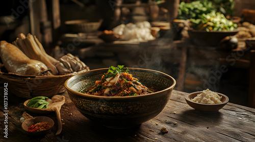 A Lush Presentation of the Unique Burong Isda: An Exquisite Fermented Fish Delight Evoking Tropical Flavors and Cultural Heritage photo