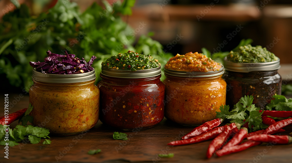 A World of Flavor: Discovering the Variety of Fermented Chili Pastes at a Vibrant Global Market A World of Flavor: Discovering the Variety of Fermented Chili Pastes at a Vibrant Global Market