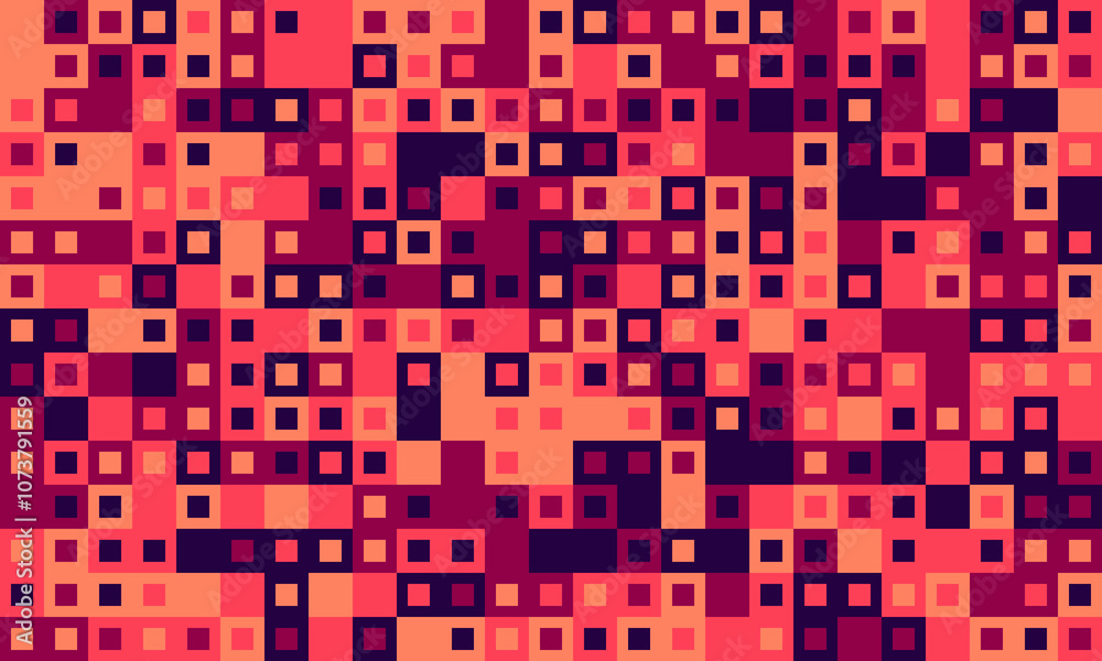 Trendy mosaic-style pattern with structured geometry. A vibrant, colourful grid design ideal for cover art, fabric, or creative posters. Trendy mosaic-style pattern with structured geometry. A vibrant, colourful grid design ideal for cover art, fabric, or creative posters.