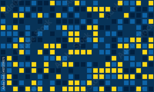 Abstract cube mosaic with structured colors and elegant simplicity. Ideal for textiles, creative prints, and decorative backgrounds.