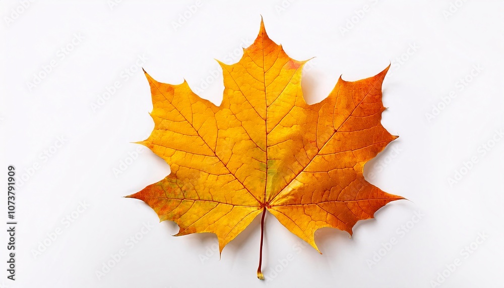 Autumn leaf, isolated on white background Autumn leaf, isolated on white background