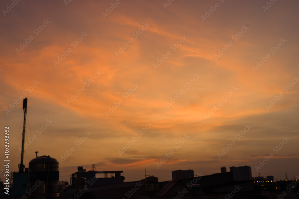 Binh An Church at Sunset with Blue and Pink Sky Creating a Peaceful Atmosphere Binh An Church at Sunset with Blue and Pink Sky Creating a Peaceful Atmosphere