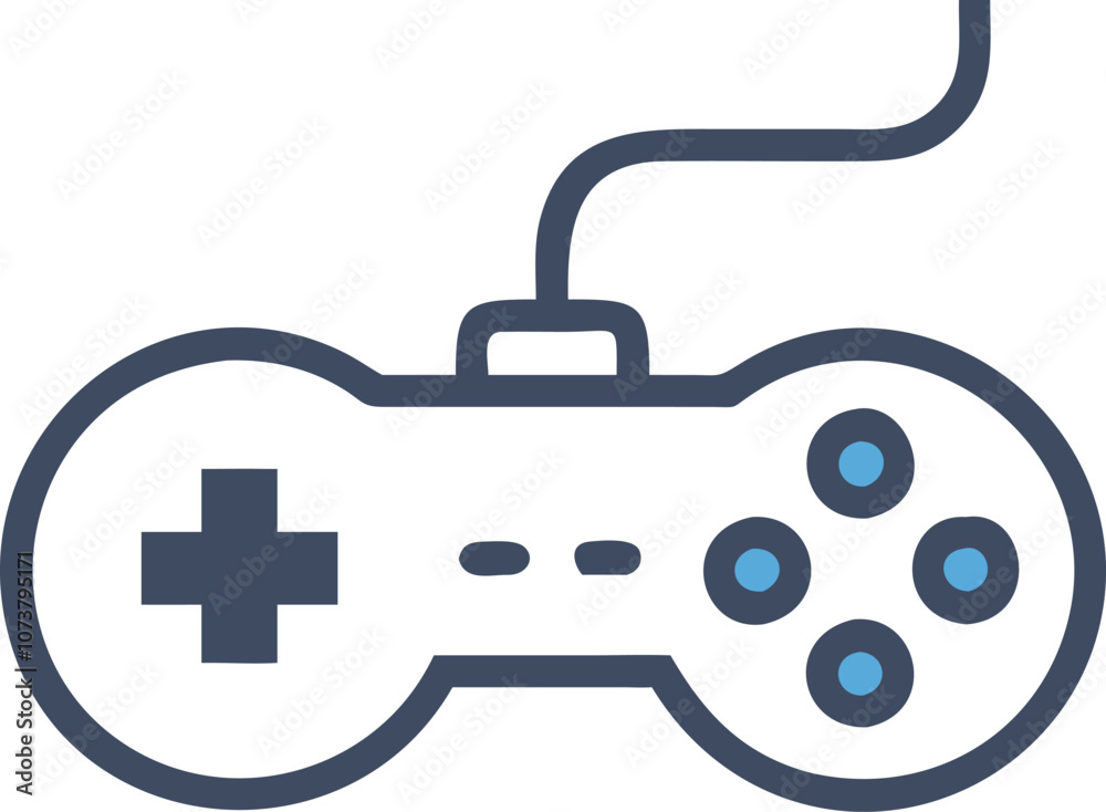 Gaming controller Silhouette vector, joystick icon silhouette Gaming controller Silhouette vector, joystick icon silhouette