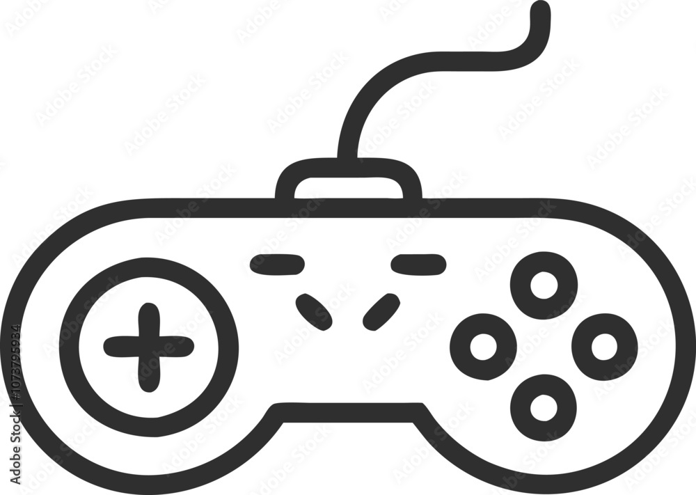 Gamepad icon. Game controller silhouette vector, Video game controller Gamepad icon. Game controller silhouette vector, Video game controller