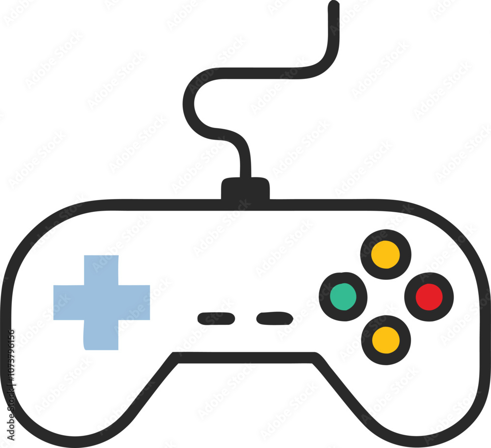 Gamepad icon. Game controller silhouette vector, Video game controller Gamepad icon. Game controller silhouette vector, Video game controller