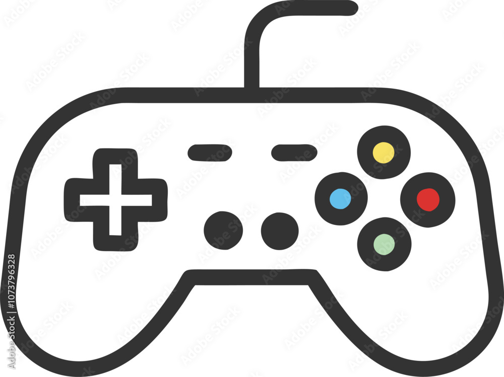 Gamepad icon. Game controller silhouette vector, Video game controller Gamepad icon. Game controller silhouette vector, Video game controller