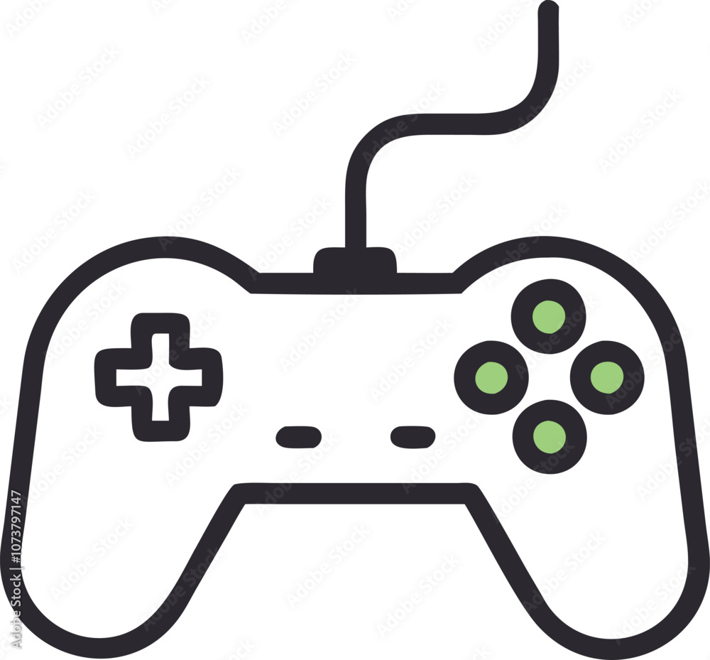 Gamepad icon. Game controller silhouette vector, Video game controller Gamepad icon. Game controller silhouette vector, Video game controller