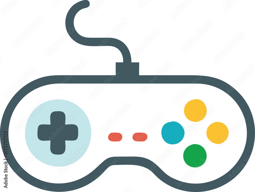 Gamepad icon. Game controller silhouette vector, Video game controller Gamepad icon. Game controller silhouette vector, Video game controller