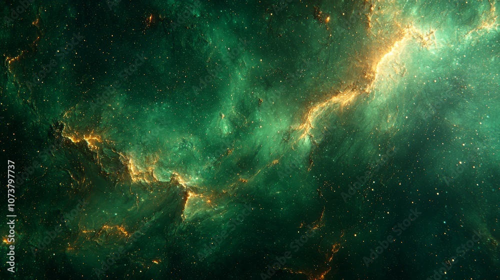 Obraz premium Deep Green Marble Texture with Glossy Finish