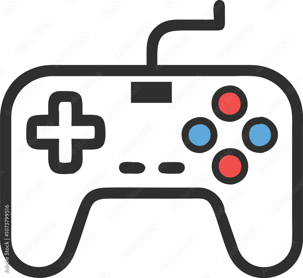 Gamepad icon. Game controller silhouette vector, Video game controller, joystick Gamepad icon. Game controller silhouette vector, Video game controller, joystick