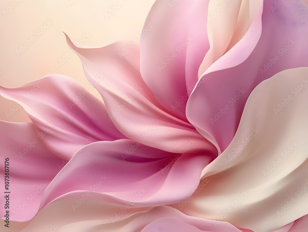 A close-up of a delicate pink flower with soft, flowing petals. The ethereal colors create a serene and romantic atmosphere, perfect for nature-themed designs. A close-up of a delicate pink flower with soft, flowing petals. The ethereal colors create a serene and romantic atmosphere, perfect for nature-themed designs.