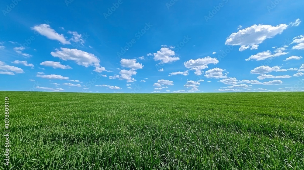 A soybean field against the sky. Generating stock A soybean field against the sky. Generating stock