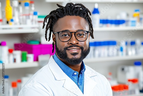 The medical team at the hospital is made up of a doctor, nurse, scientist, lab technician and a man in healthcare portraits and clinics.