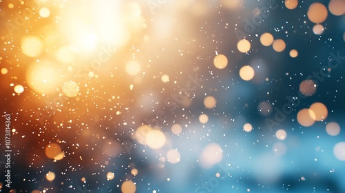 Abstract Winter Background with Snowflakes, Christmas Background

 photo