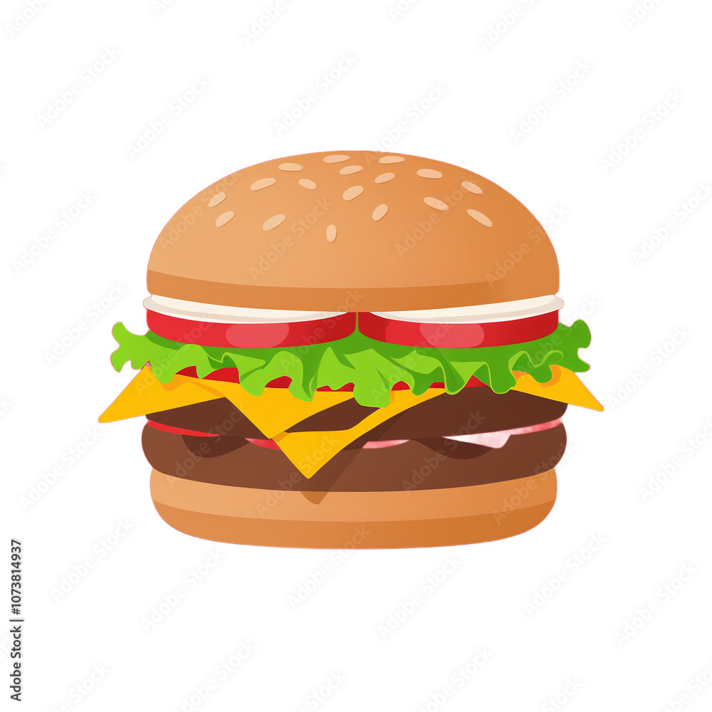 simple minimalist burger vector illustration isolated simple minimalist burger vector illustration isolated