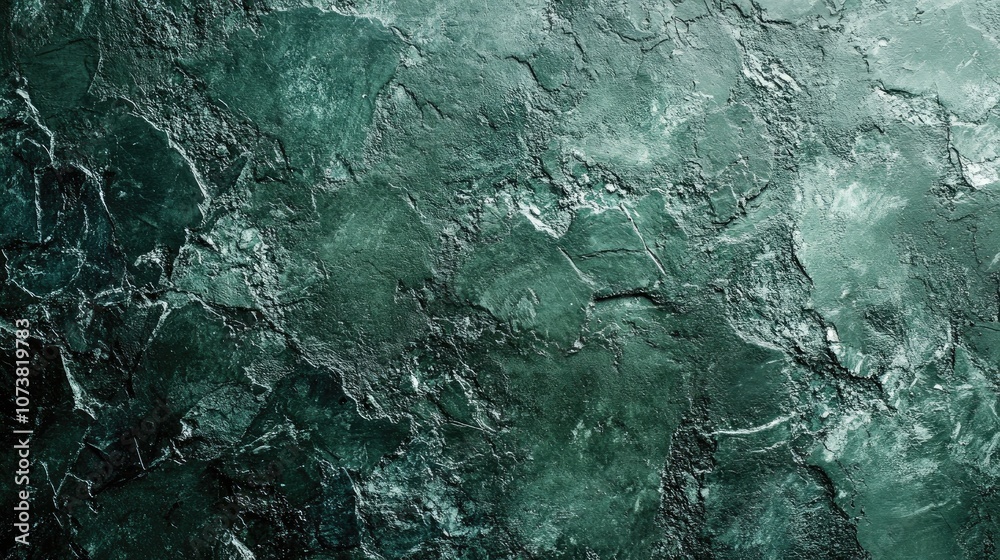 Dark green textured concrete background for your concept or product reflecting a contemporary color trend