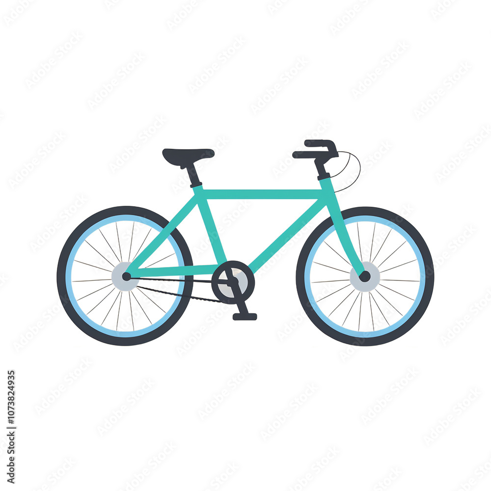 simple cartoon bicycle for design vector illustration transparent background isolated simple cartoon bicycle for design vector illustration transparent background isolated