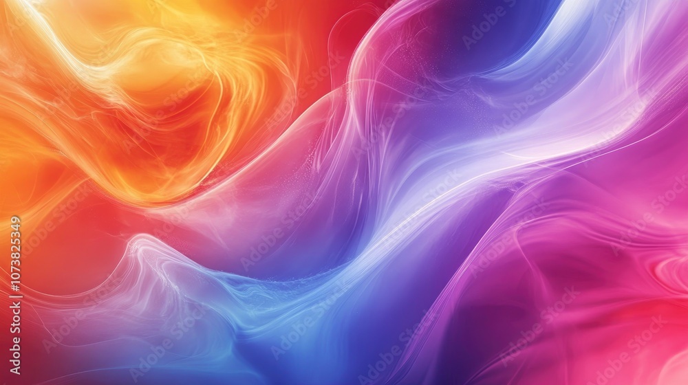 Vibrant and dynamic abstract background featuring a colorful gradient design Vibrant and dynamic abstract background featuring a colorful gradient design