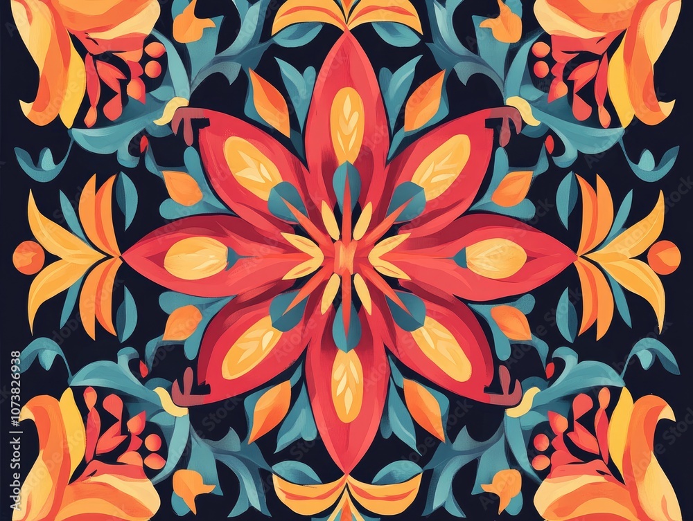 Abstract design elements ideal for fabric wallpaper tablecloths floor tiles and bedding Perfect for enhancing the decor of various festive backgrounds Abstract design elements ideal for fabric wallpaper tablecloths floor tiles and bedding Perfect for enhancing the decor of various festive backgrounds