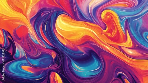 Vibrant abstract illustration featuring a variety of colorful patterns ideal for wallpapers banners website backgrounds and various design projects