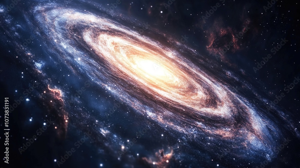 Abstract spiral galaxy background Abstract spiral galaxy background