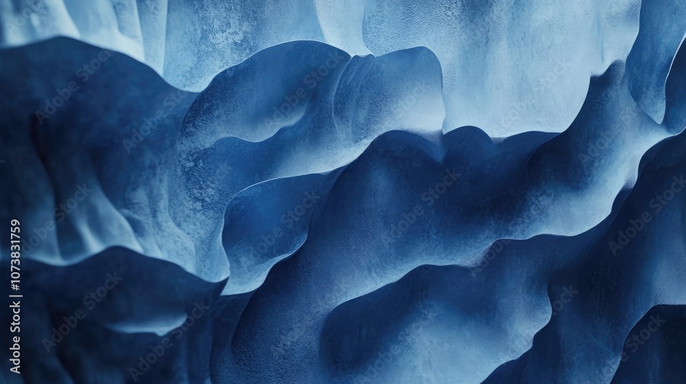 Fototapeta premium Textured blue tone on a coated surface