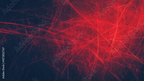 Abstract red scratch texture on a dark backdrop photo