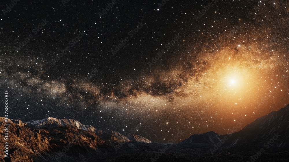 Celestial bodies of Altair and Vega in the night sky showcasing a captivating view filled with stars and cosmic beauty Celestial bodies of Altair and Vega in the night sky showcasing a captivating view filled with stars and cosmic beauty