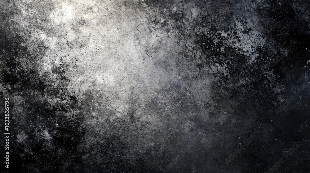 Abstract surreal black and white textured background with a grunge aesthetic