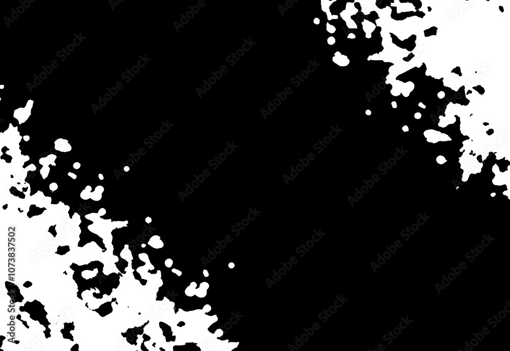 Fototapeta premium Paints black and white brush texture background