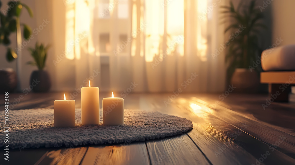 candles on the table