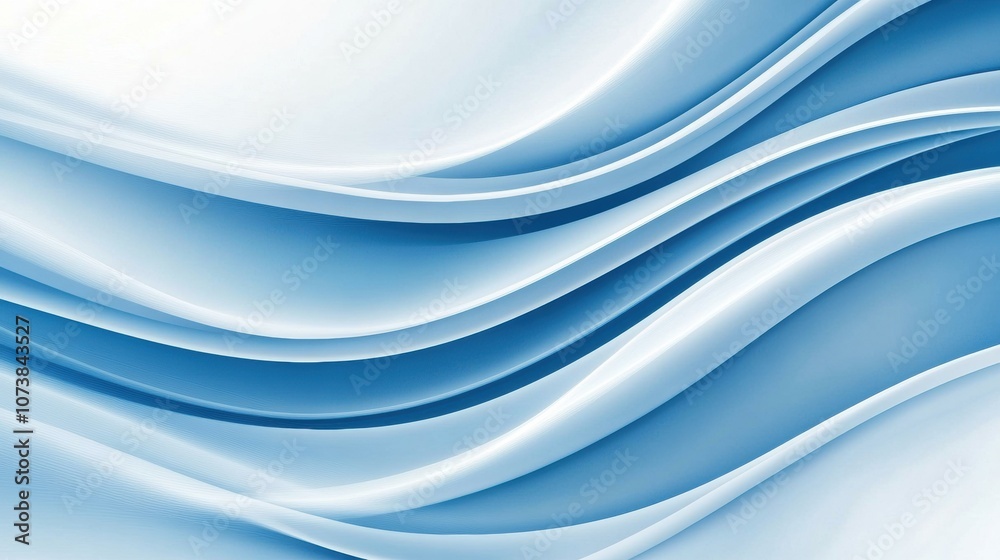 Abstract blue waves create a soothing and dynamic visual flow, AI Abstract blue waves create a soothing and dynamic visual flow, AI