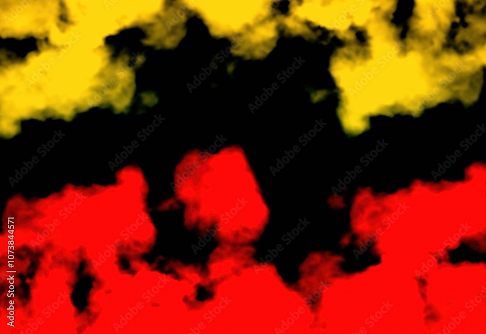 Obraz premium Smoke colored paints texture