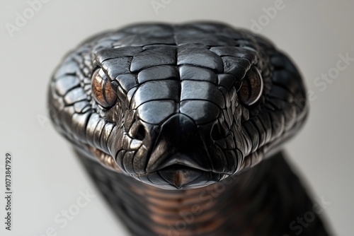 Realistic Cobra Tattoo with Sharp Lines and Detailed Design