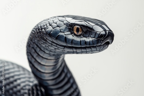 Fierce Cobra Tattoo with Spread Hood and Sharp Lines