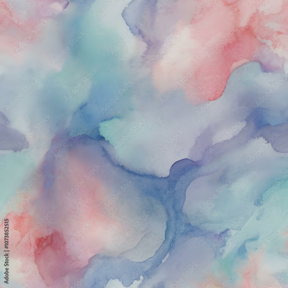 Soft Pastel Watercolor Background Soft Pastel Watercolor Background