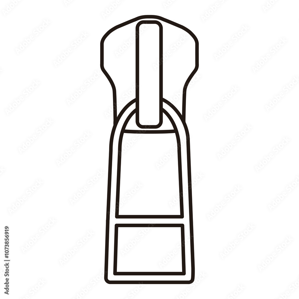 Zipper Pull Tab Line Art Technical Drawing for Fashion Accessories Design
Zipper Pull Tab Line Art Technical Drawing for Fashion Accessories Design