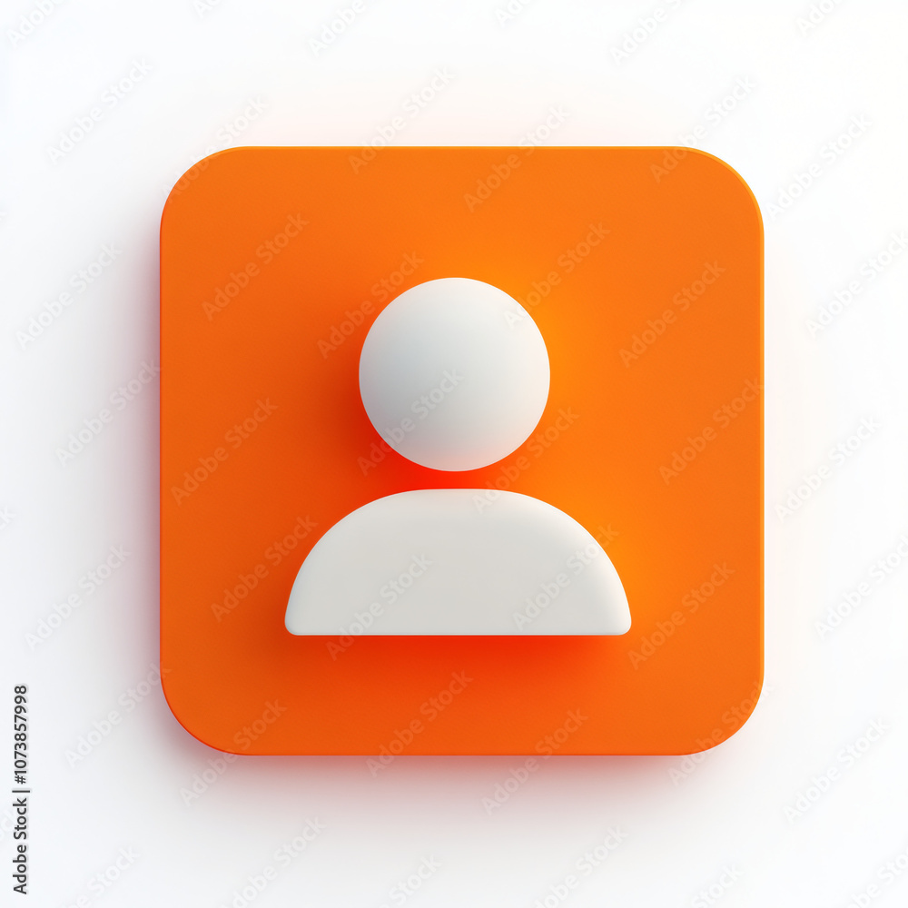 3D profile icon