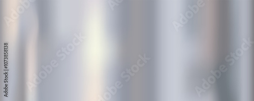 Metal surface, silver aluminum, abstract pattern background, glossy foil wallpaper with reflection, luxury wall for product display.