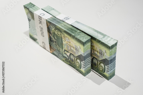Bild auf Leinwand Full pack of 500 Kenyan banknotes