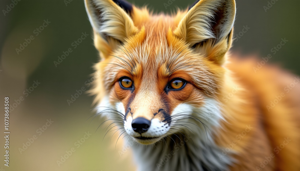 Fototapeta premium Close Up of a Red Fox