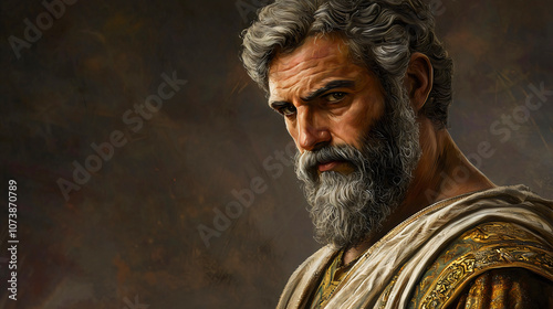 Heman from the Bible, one of the wisest men mentioned in the Old Testament during the reign of David, an old, wise, and pious man.