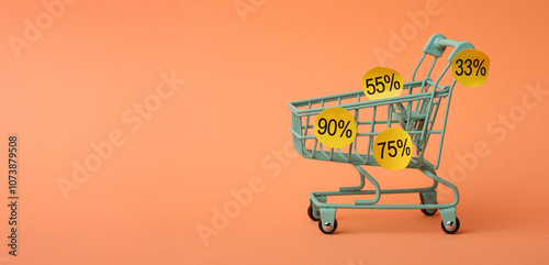Big sale discounts, Black Friday shopping, paper crafts