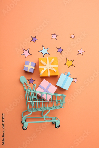 Big sale discounts, Black Friday shopping, paper crafts