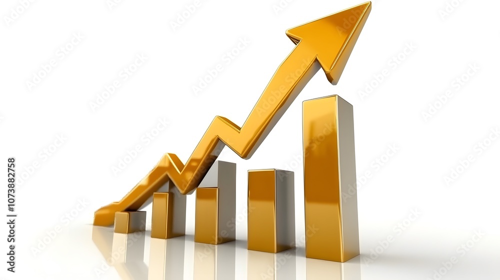 Business_Growth_with_upward_arrow_and_bar_chart_with_vector_illustration_White_background Business_Growth_with_upward_arrow_and_bar_chart_with_vector_illustration_White_background