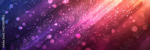 a colorful background with many small dots of light on it's surface and a blurry background